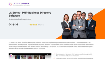 LogicSpice Business Directory Listing Script image