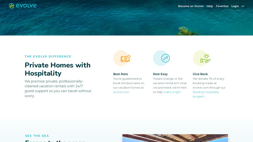 Evolve Avalon Landing Page