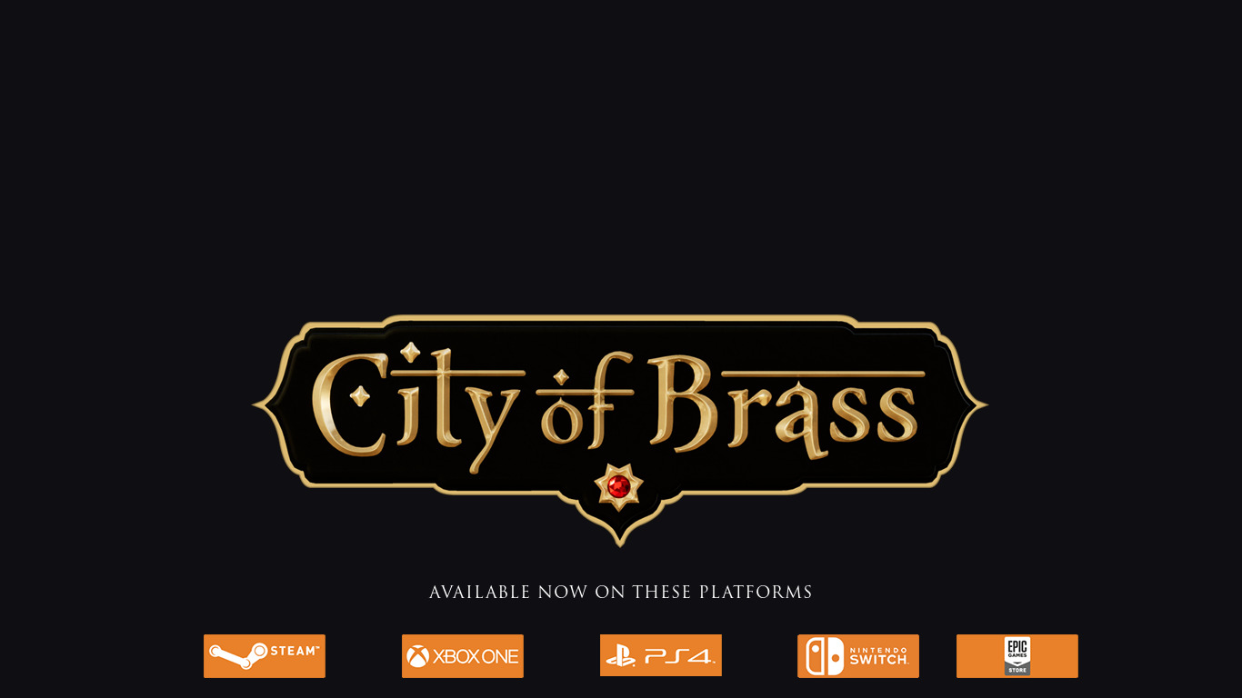 City of Brass Landing page