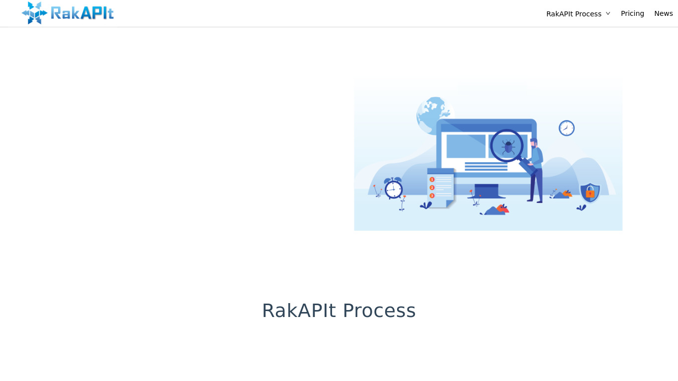 RakAPIt Landing page