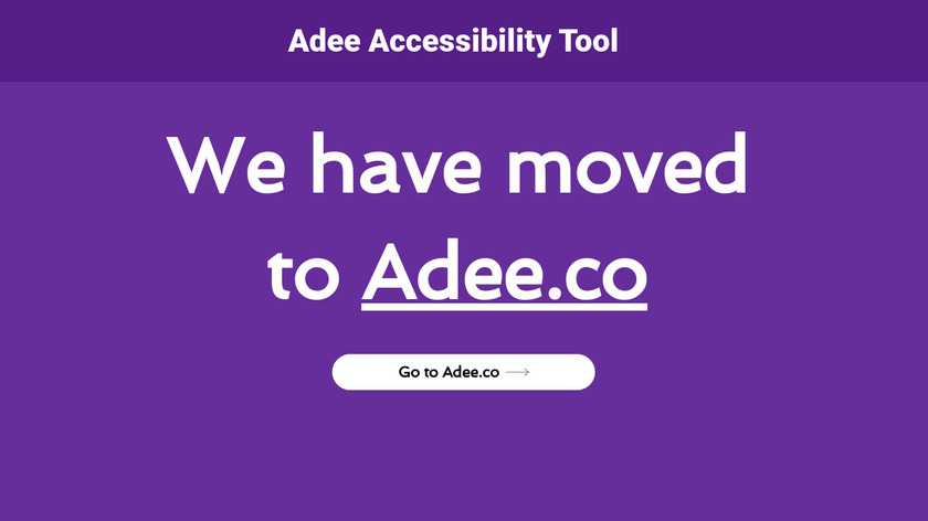 Adee Landing Page