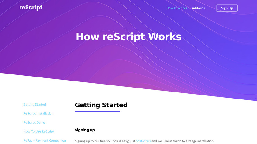 ReScript Landing Page