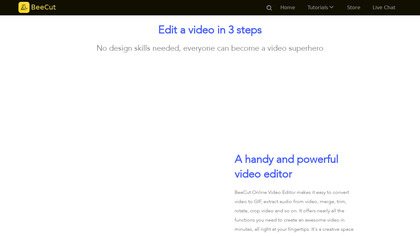 BeeCut online video editor image