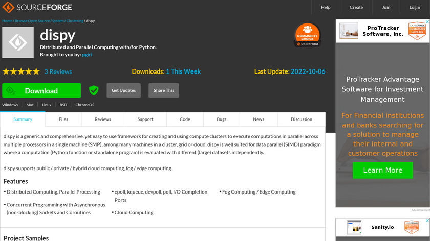 dispy Landing Page
