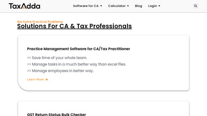 TaxAdda PMS image