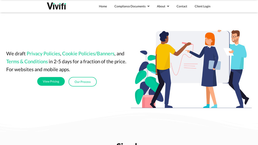 Vivifi.net Landing Page