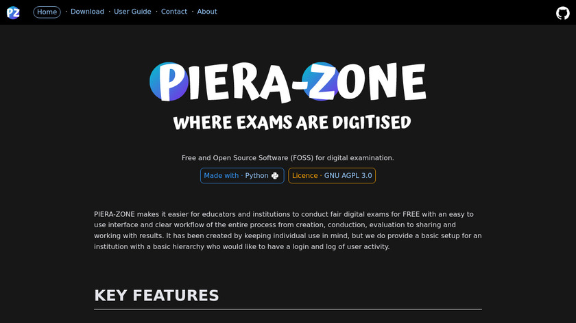 PIERA-ZONE Landing Page