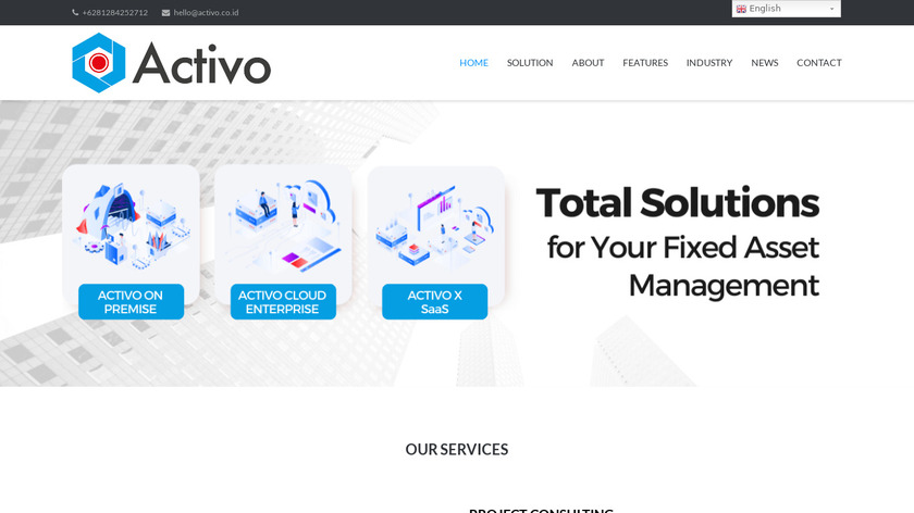 Activo Landing Page