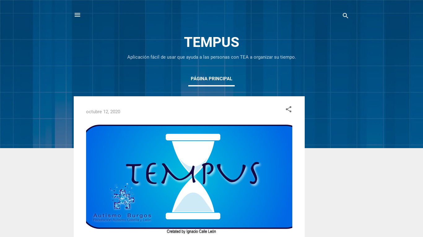TEMPUS Landing page