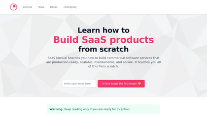 SaaS Manual image