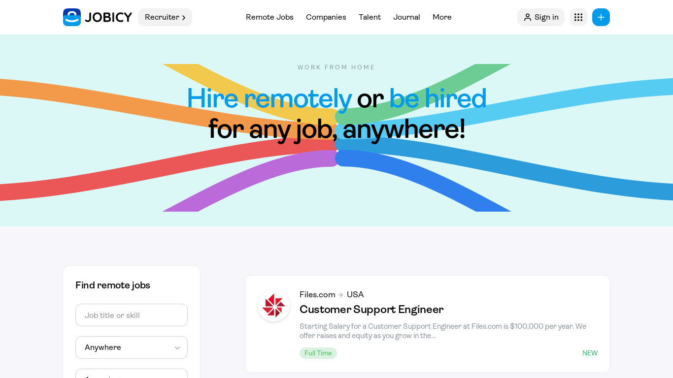 Wrils Landing page