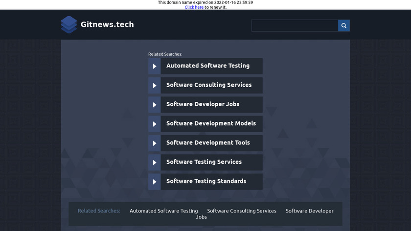 GitNews.tech Landing Page