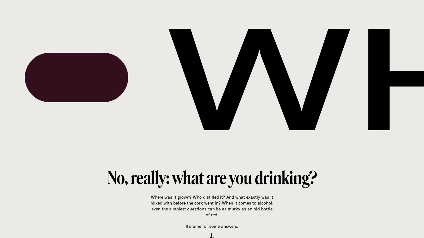 Know Your Alcohol Landing page