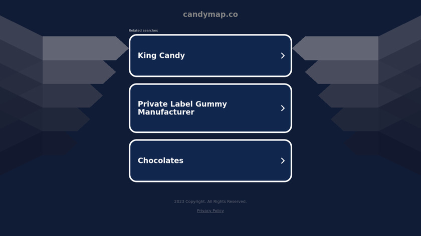 Halloween Candy Map Landing Page