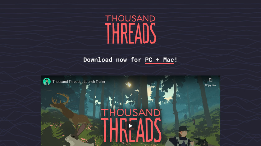 Thousand Threads Landing Page