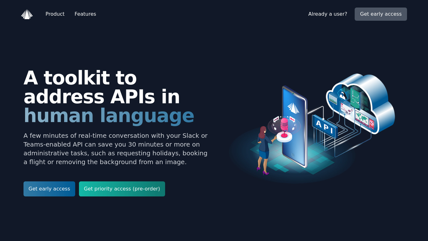Wonop Landing page