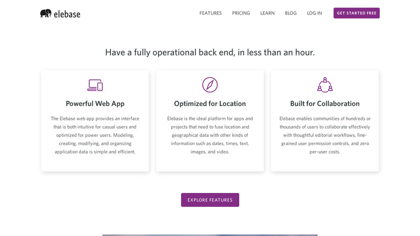 elebase Landing Page