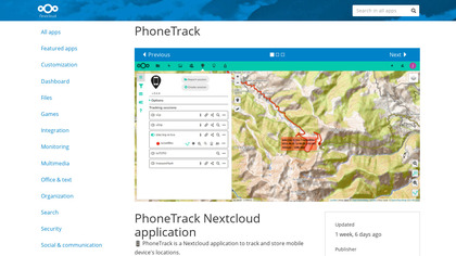 PhoneTrack image