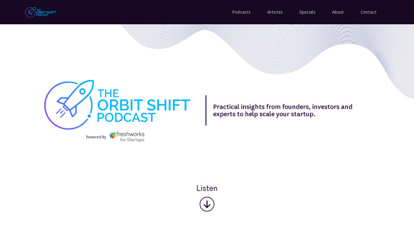 The Orbit Shift Podcast Landing Page
