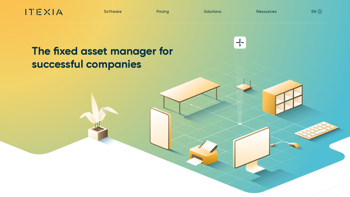 ITEXIA Landing page