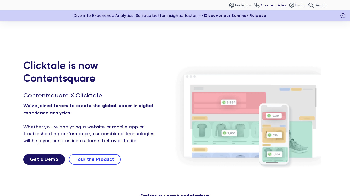 ClickTale Landing page