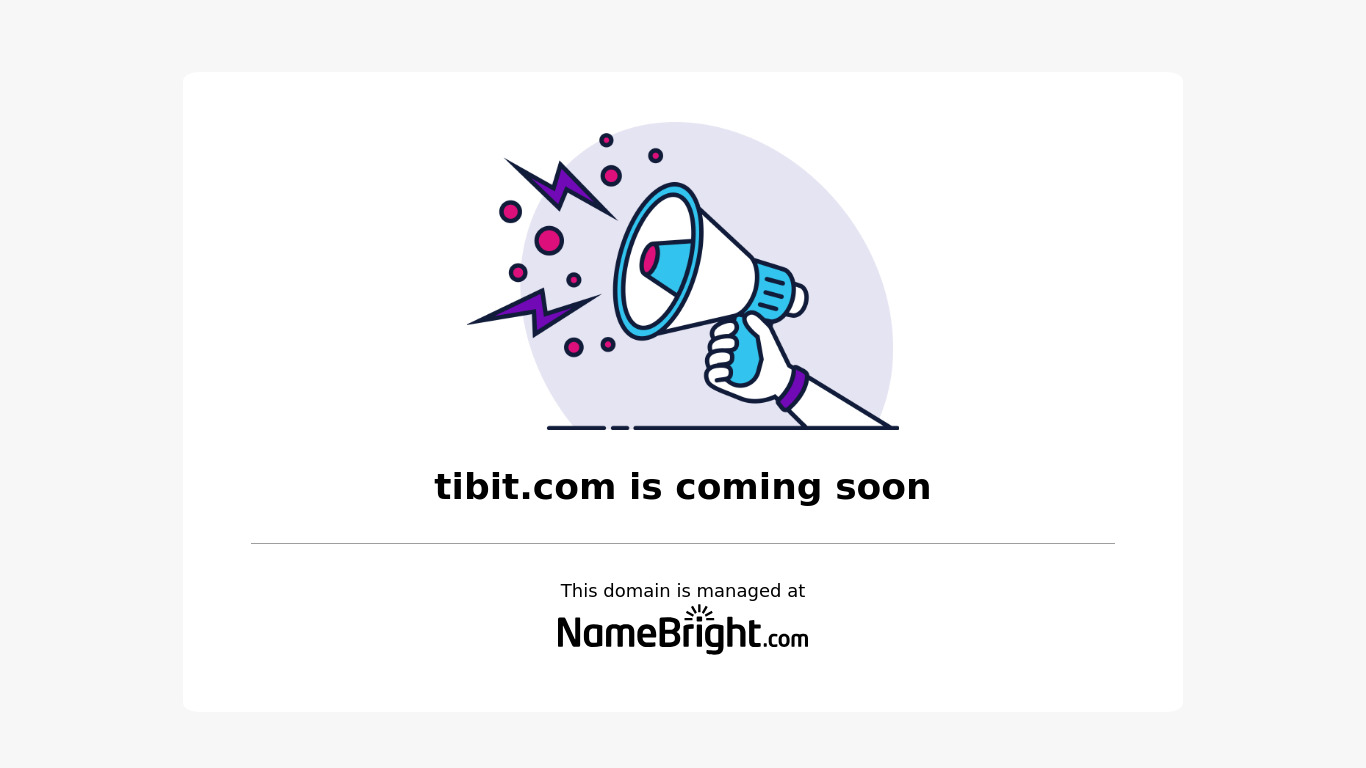 Tibit Landing page
