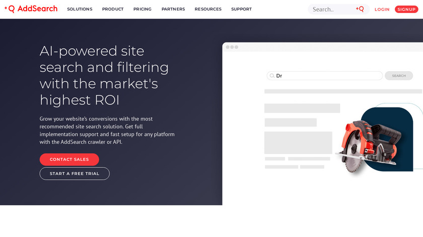 AddSearch Landing Page
