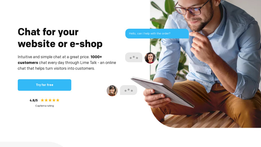Lime Talk Landing Page