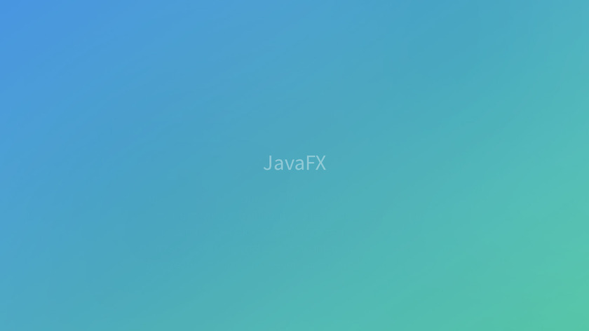 JavaFX Landing Page