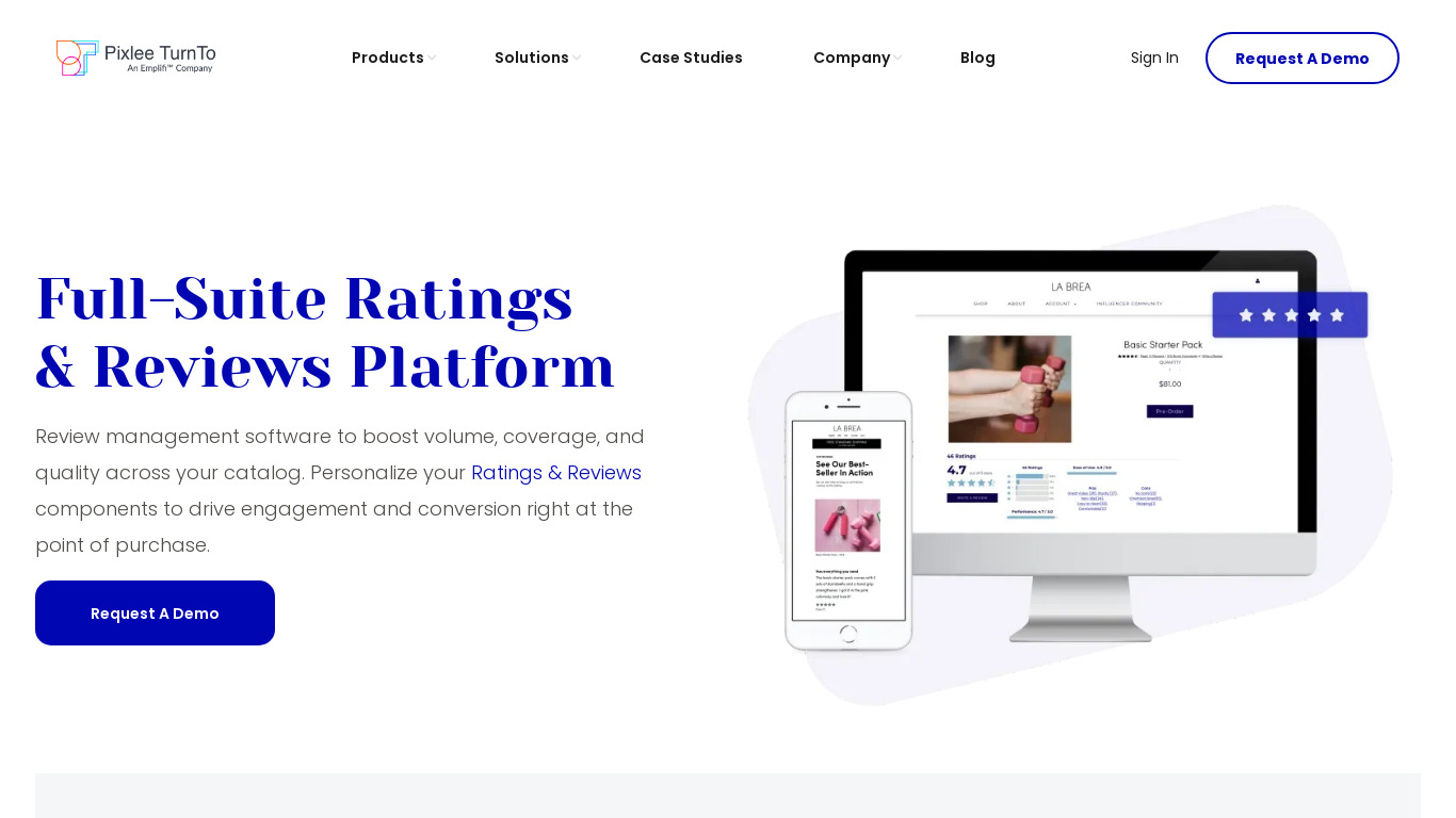 TurnTo Landing page
