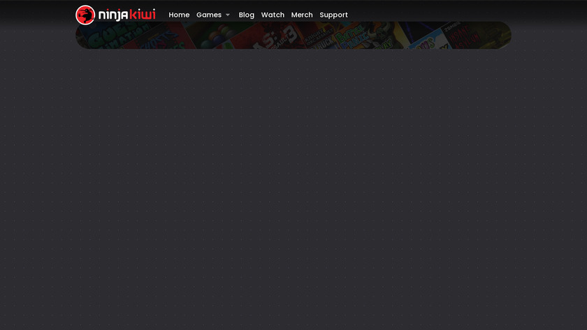 Ninja Kiwi Landing Page