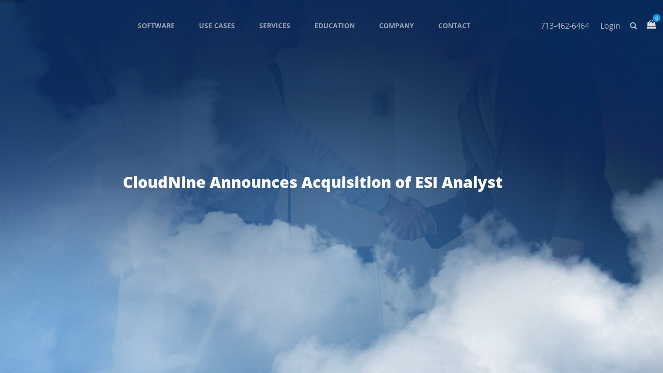 CloudNine Landing page