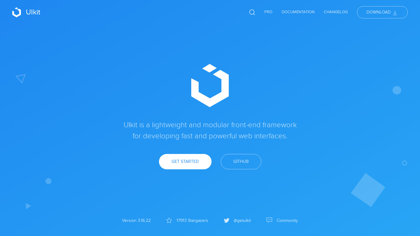 UIKit Landing page