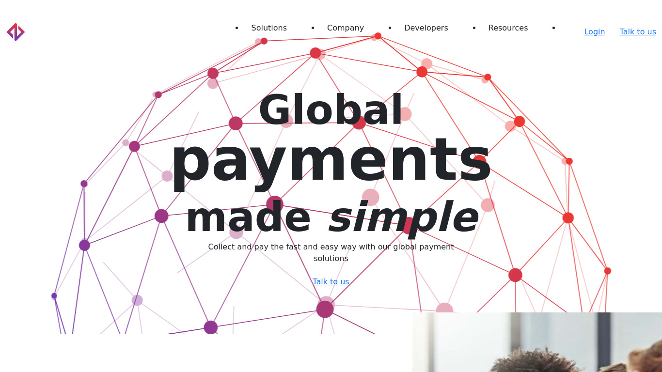 Assembly Payments Landing page