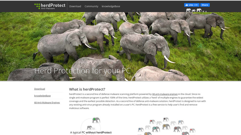 herdProtect Landing Page