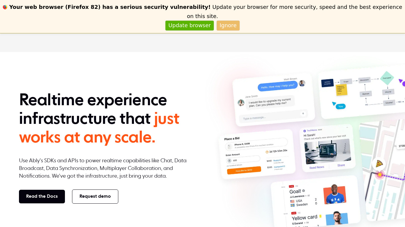 Ably Landing page