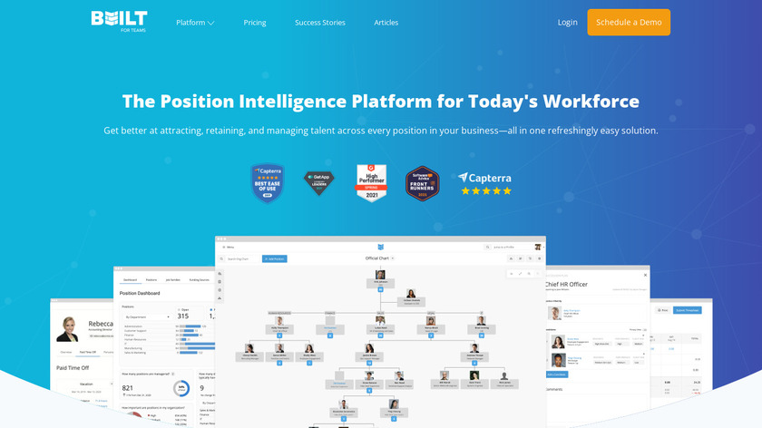 Built for Teams Landing Page