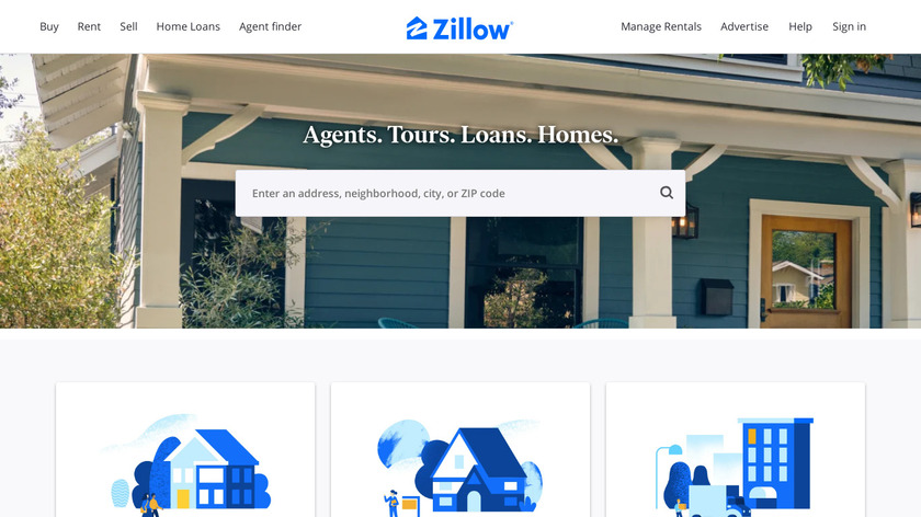 Zillow Landing Page