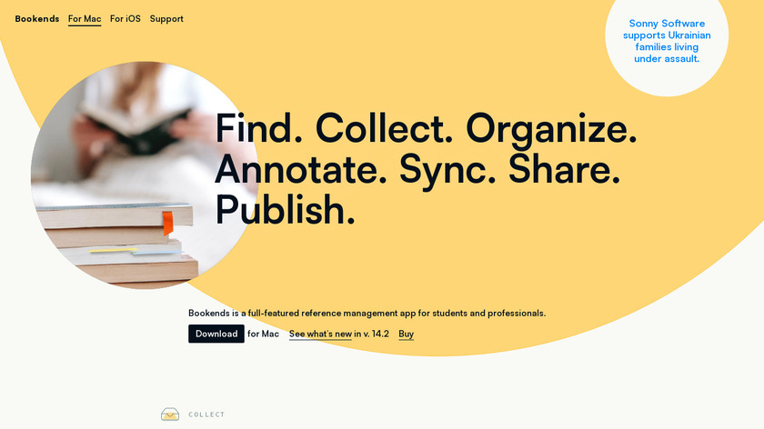 Bookends Landing Page