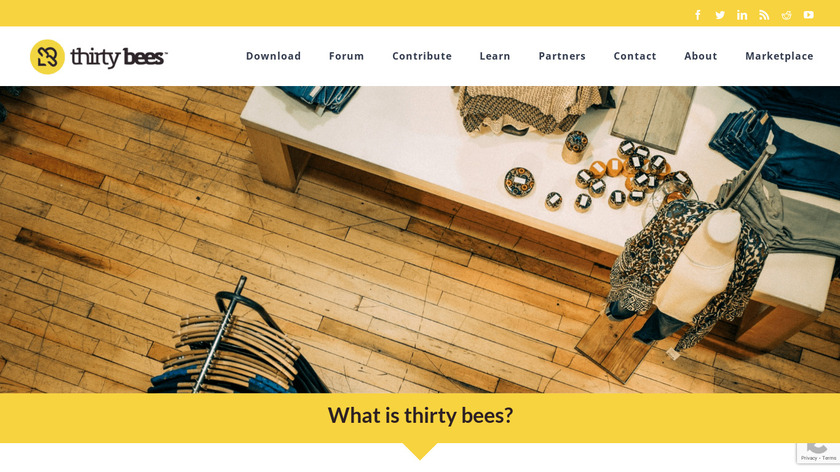 Thirty Bees Landing Page