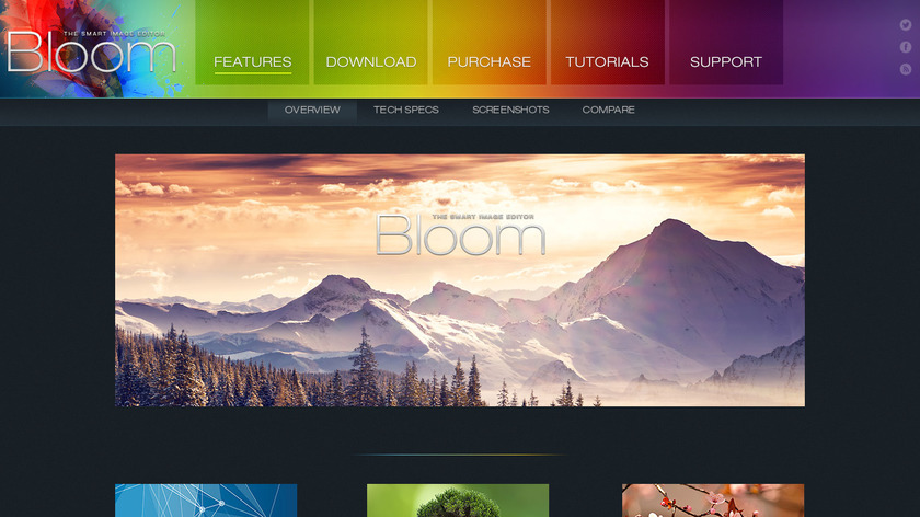 The Bloom App Landing Page