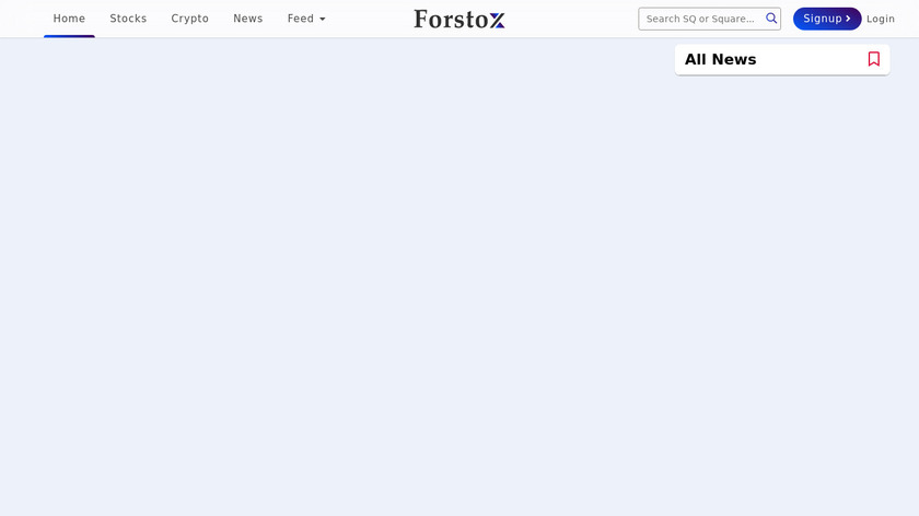Forstox Landing Page
