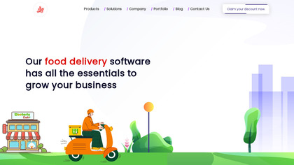 RentALLScript's Food Delivery Software image