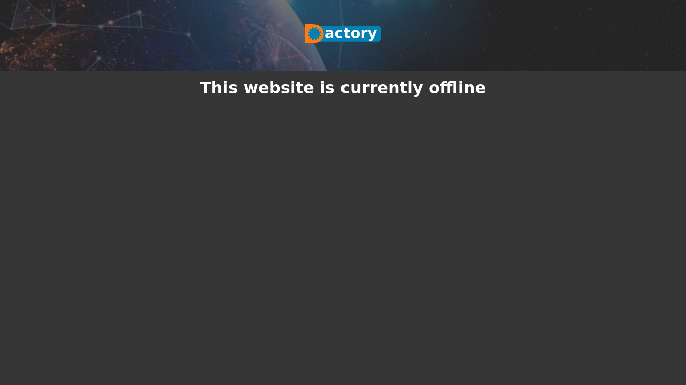 Dactory Landing page