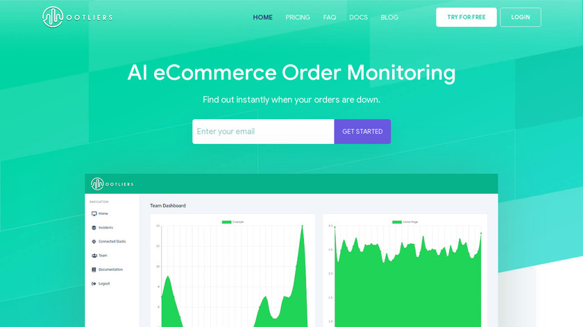 Ootliers Landing Page