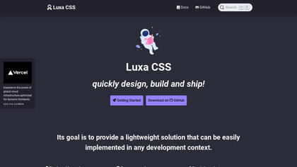 Luxa CSS screenshot