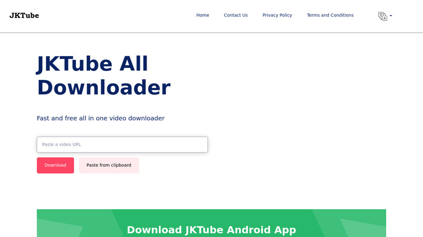 Jktube.net Landing Page