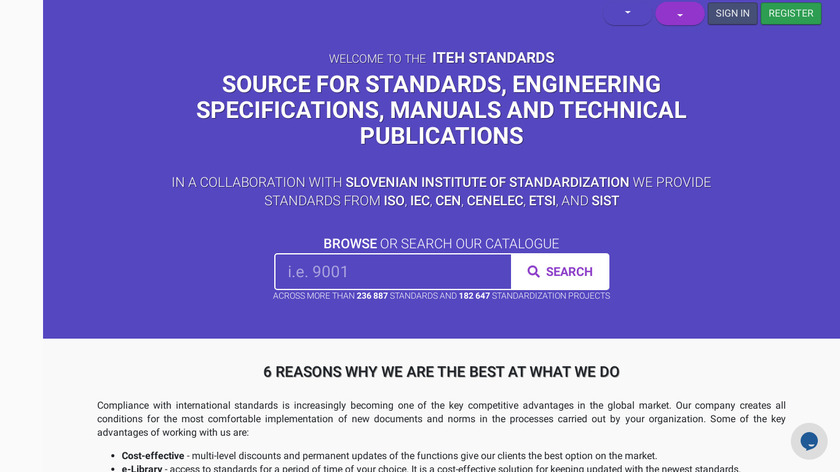 Standards.iTeh.ai Landing Page