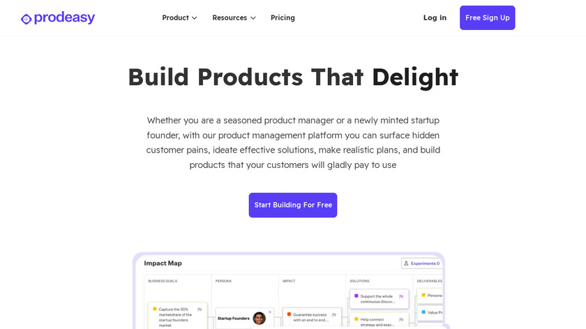 Prodeasy Landing Page
