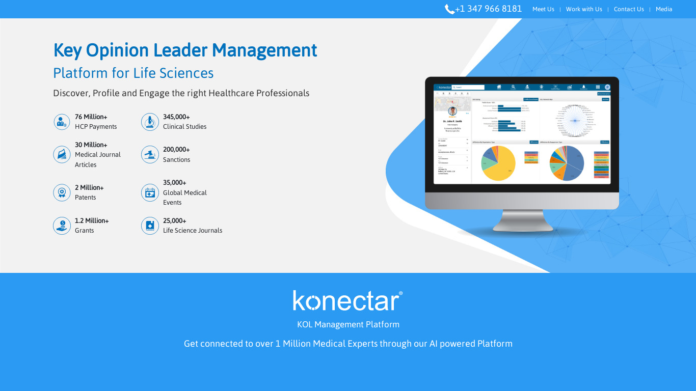 konectar by Aissel Technologies Landing page